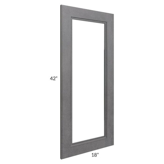 RTA Stone Grey 18" x 42" Glass Door