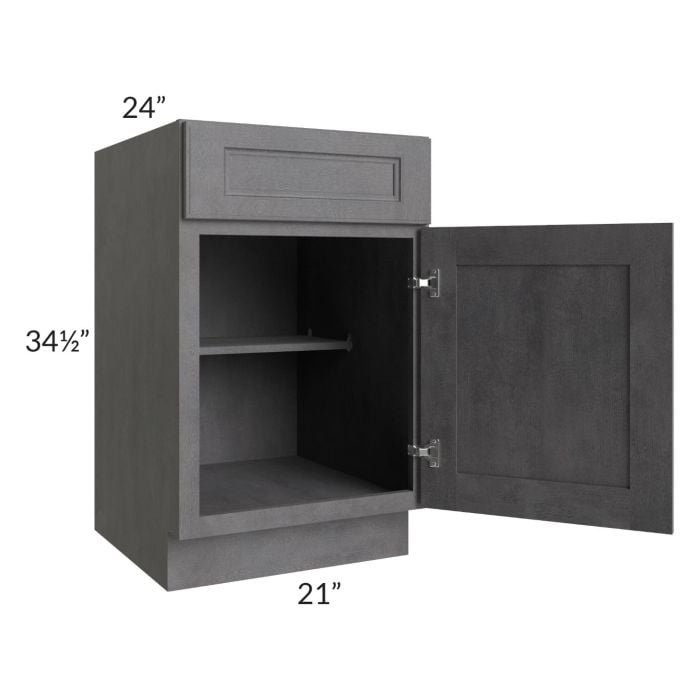 RTA Stone Grey 21" Base Cabinet