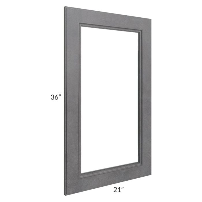 RTA Stone Grey 21" x 36" Glass Door