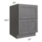 RTA Stone Grey 24" 2-Drawer Base Cabinet