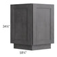 RTA Stone Grey 24" Base End Angle Cabinet with 1 Decorative End Panel
