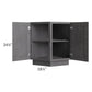 RTA Stone Grey 24" Base End Angle Cabinet