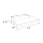 RTA Stone Grey 24" Floating Shelf