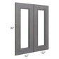 RTA Stone Grey 24" x 30" Glass Door