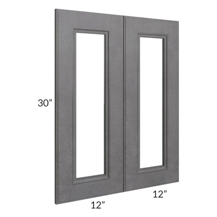 RTA Stone Grey 24" x 30" Glass Door