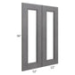 RTA Stone Grey 24" x 36" Glass Door