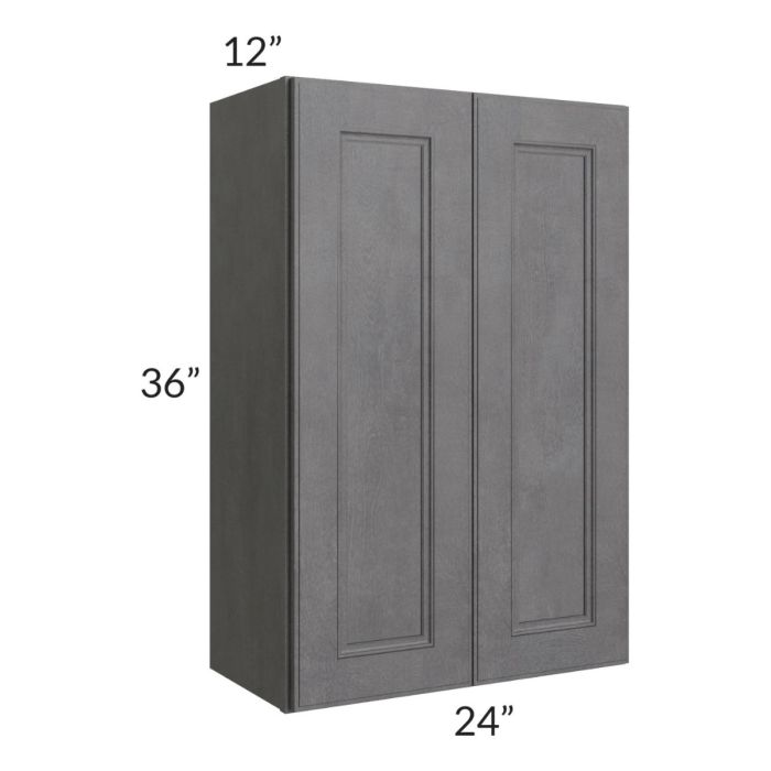 RTA Stone Grey 24" x 36" Wall Cabinet