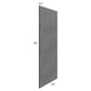 RTA Stone Grey 24" x 96" Refrigerator End Panel
