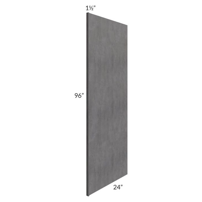 RTA Stone Grey 24" x 96" Refrigerator End Panel