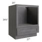 RTA Stone Grey 27" Base Microwave Cabinet