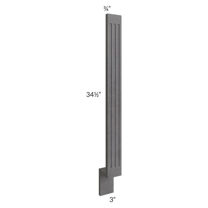 RTA Stone Grey 3" Fluted Base Filler