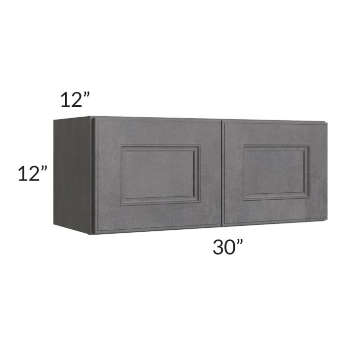 RTA Stone Grey 30" x 12" Wall Cabinet