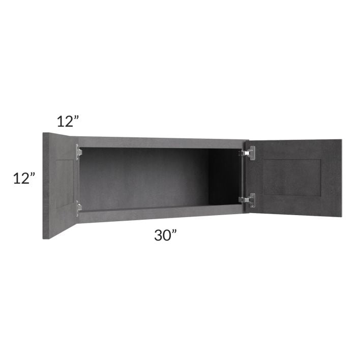 RTA Stone Grey 30" x 12" Wall Cabinet