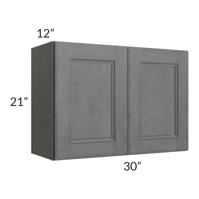 RTA Stone Grey 30" x 21" Wall Cabinet