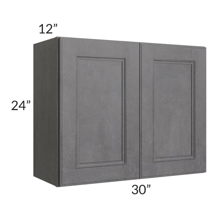 RTA Stone Grey 30" x 24" Wall Cabinet
