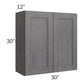 RTA Stone Grey 30" x 30" Wall Cabinet