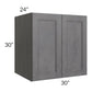 RTA Stone Grey 30" x 30" x 24" Split Pantry Wall Cabinet