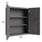 RTA Stone Grey 30" x 36" Wall Cabinet