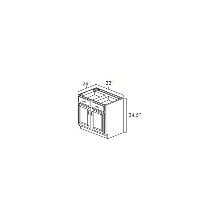 RTA Stone Grey 33" Base Cabinet