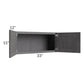 RTA Stone Grey 33" x 15" Wall Cabinet