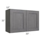 RTA Stone Grey 33" x 21" Wall Cabinet