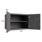 RTA Stone Grey 33" x 24" x 24" Refrigerator Wall Cabinet