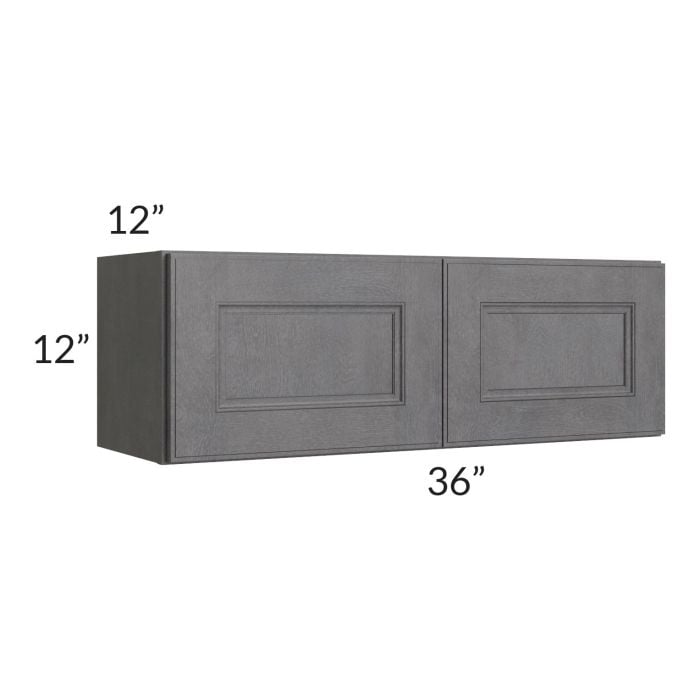RTA Stone Grey 36" x 12" Wall Cabinet