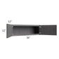 RTA Stone Grey 36" x 12" Wall Cabinet