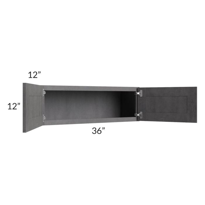RTA Stone Grey 36" x 12" Wall Cabinet