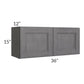 RTA Stone Grey 36" x 15" Wall Cabinet
