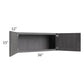 RTA Stone Grey 36" x 15" Wall Cabinet