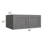 RTA Stone Grey 36" x 15" x 24" Refrigerator Wall Cabinet