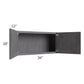RTA Stone Grey 36" x 18" Wall Cabinet