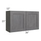 RTA Stone Grey 36" x 21" Wall Cabinet
