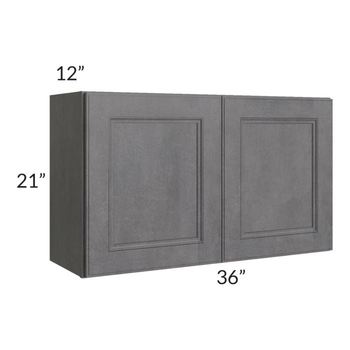 RTA Stone Grey 36" x 21" Wall Cabinet