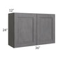 RTA Stone Grey 36" x 24" Wall Cabinet