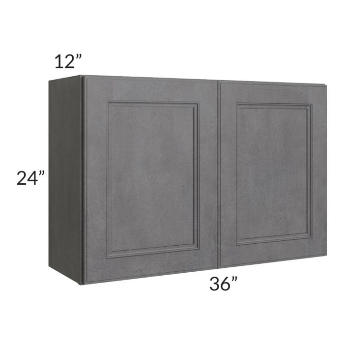 RTA Stone Grey 36" x 24" Wall Cabinet