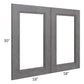 RTA Stone Grey 36" x 30" Glass Door