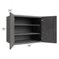 RTA Stone Grey 36" x 30" x 24" Split Pantry Wall Cabinet