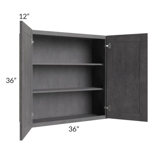 RTA Stone Grey 36" x 36" Wall Cabinet