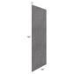 RTA Stone Grey 36" x 96" Island Panel