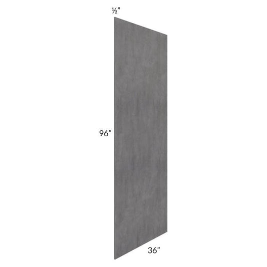 RTA Stone Grey 36" x 96" Island Panel
