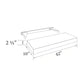 RTA Stone Grey 42" Floating Shelf
