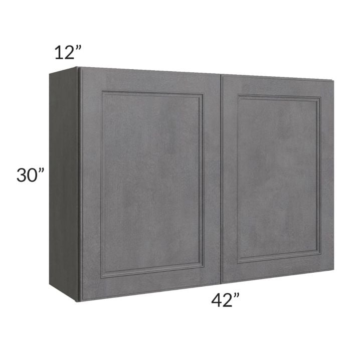 RTA Stone Grey 42" x 30" Wall Cabinet