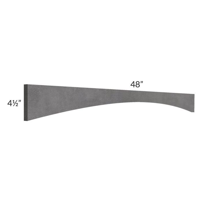 RTA Stone Grey 48" Arched Valance