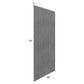 RTA Stone Grey 48" x 96" Beadboard Panel