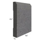 RTA Stone Grey 8' Decorative Base Molding