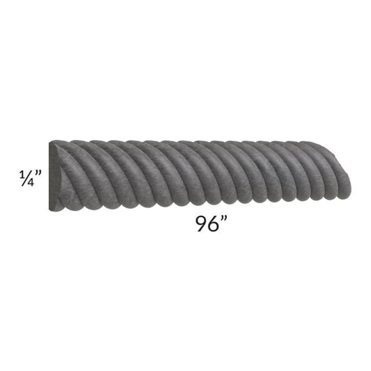 RTA Stone Grey 8' Rope Molding