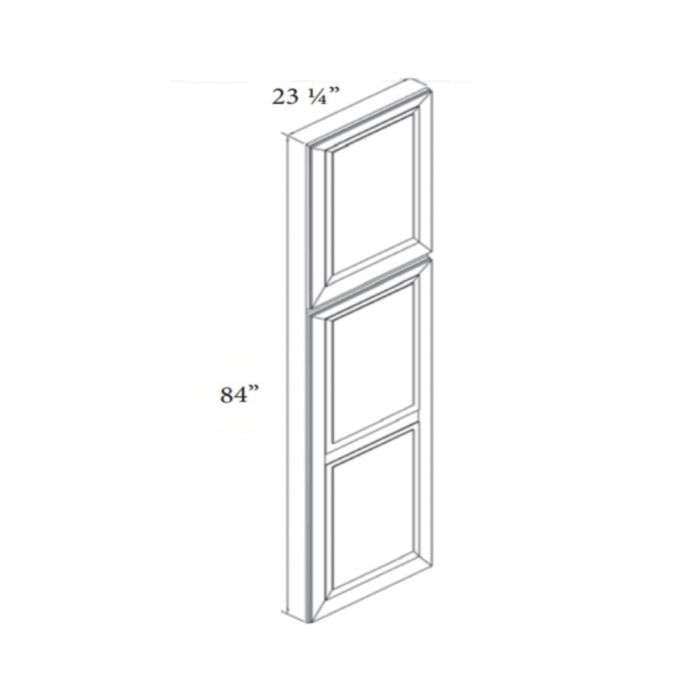 RTA Stone Grey 84" Tall Decorative End Panel