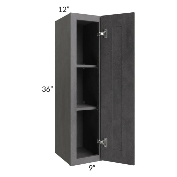 RTA Stone Grey 9" x 36" Wall Cabinet